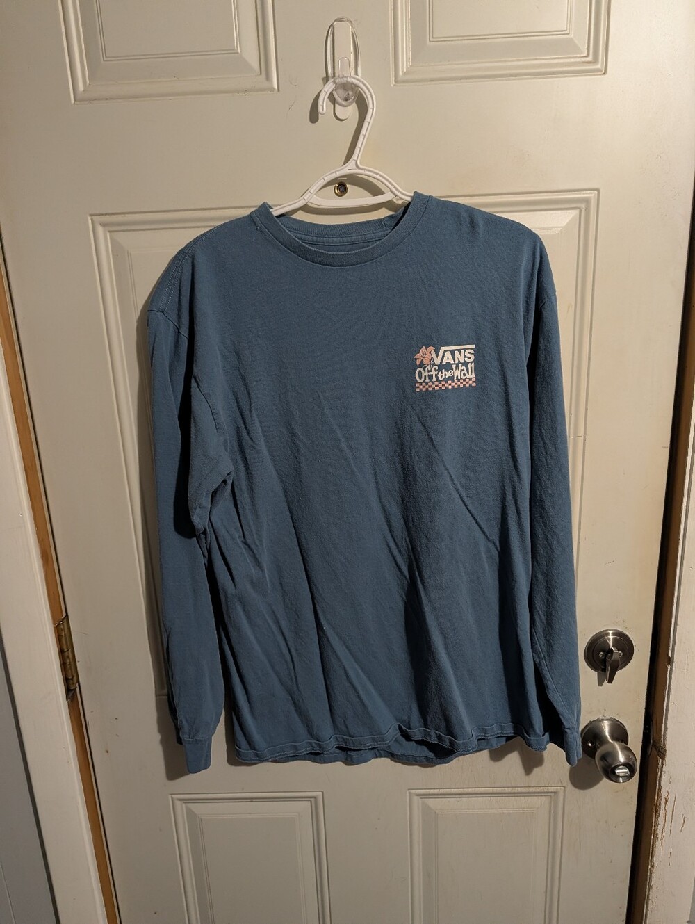 Vans Slate Blue Long-Sleeve Off The Wall Tee